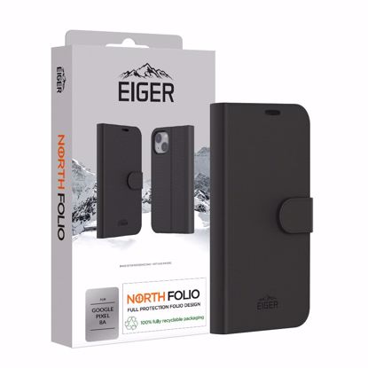 Picture of Eiger Eiger North Folio Case for Google Pixel 8a in Black