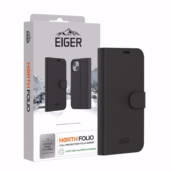 Picture of Eiger Eiger North Folio Case for Google Pixel 9/9 Pro in Black