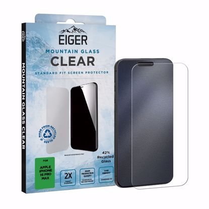 Picture of Eiger Eiger Mountain Glass CLEAR Screen Protector for iPhone 16 Pro Max