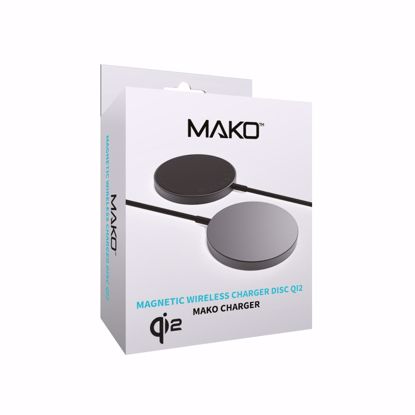 Picture of Mako Mako Magnetic Wireless Charger Disc Qi2 Space Grey