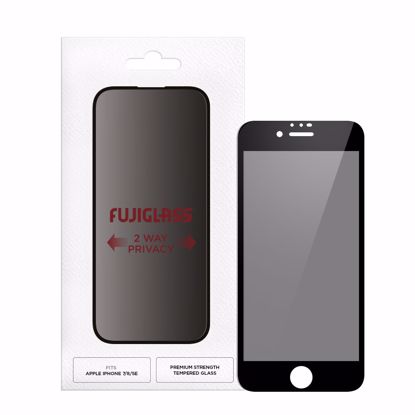 Picture of Fujiglass Fujiglass Screen Protector Privacy Full Screen for iPhone 7/8/SE Black